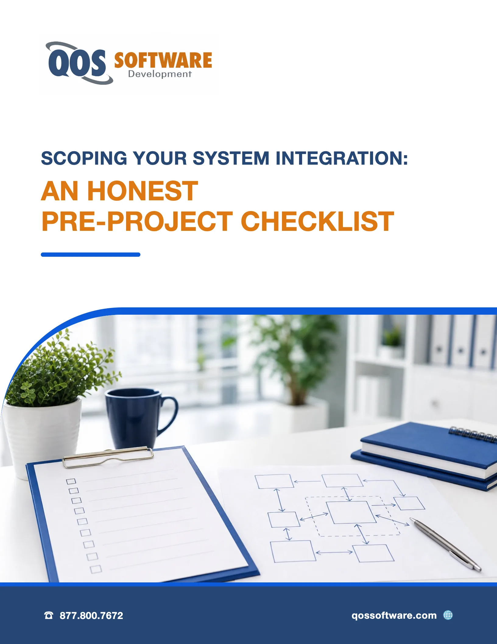 Cover of the QOS Software system integration scoping pre-project checklist guide